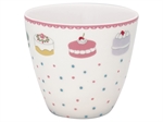 Madelyn White latte cup fra GreenGate - Tinashjem